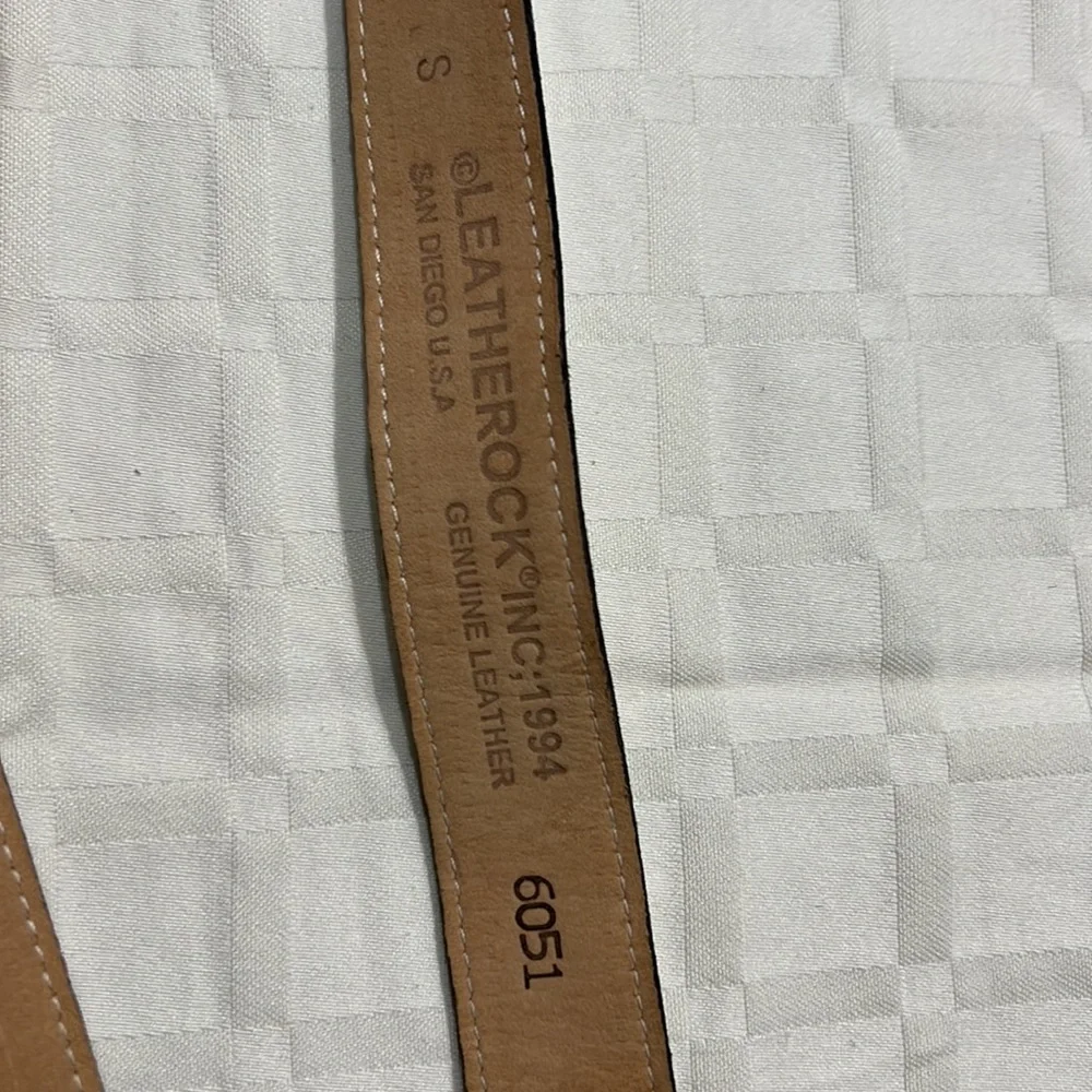 LEATHEROCK Ladies Leather Belt BLING Crystal - Picture 5 of 10